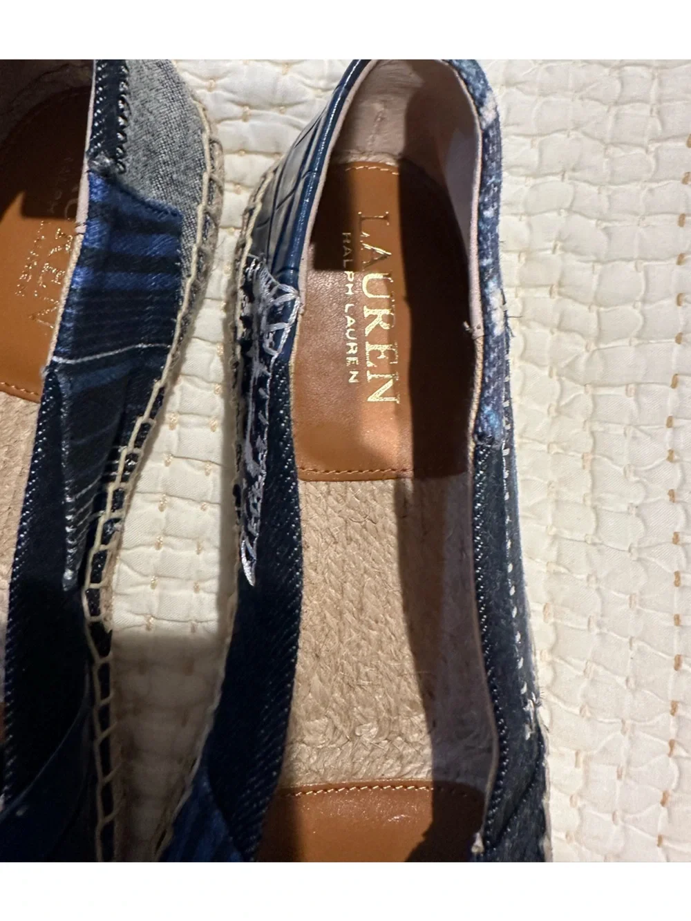 LAUREN Ralph Lauren Cameryn Espadrille Blue
